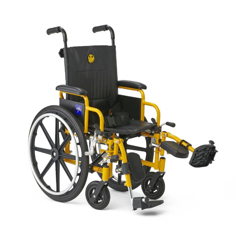 Excel Pediatric Wheelchair with Elevating Legrests, Telescoping Handles and Seat Belt