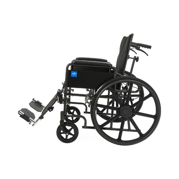 Guardian Reclining Wheelchair with Full-Length Arms