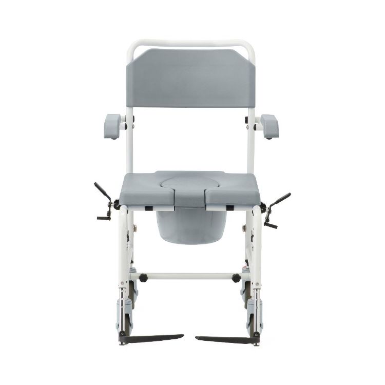 Medline Aluminum Shower Commode Transport Chair