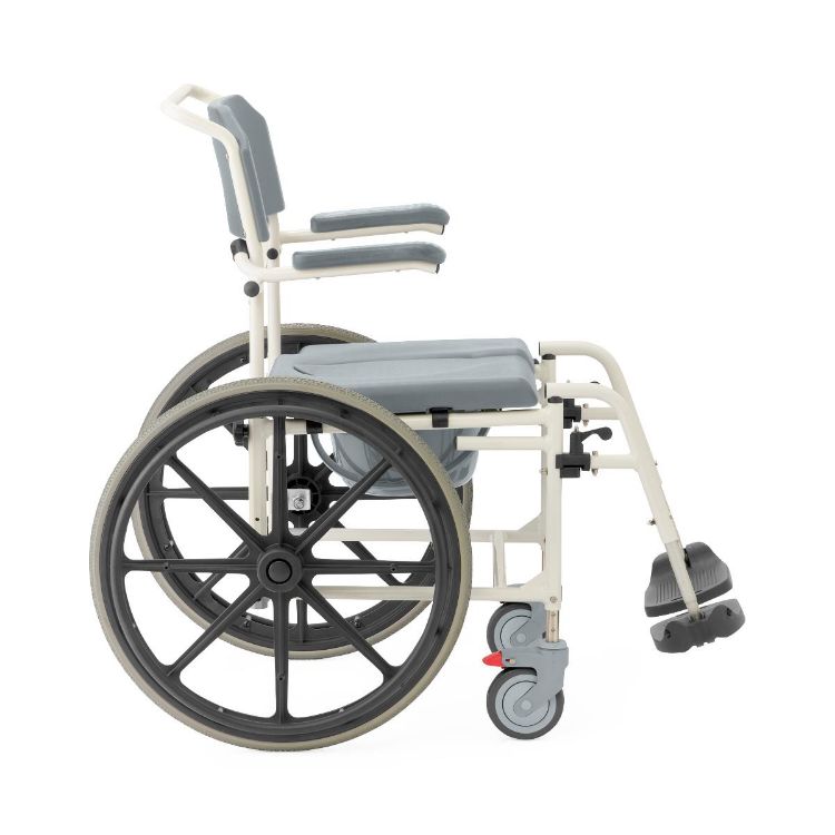 Medline Aluminum Shower Commode Wheelchair