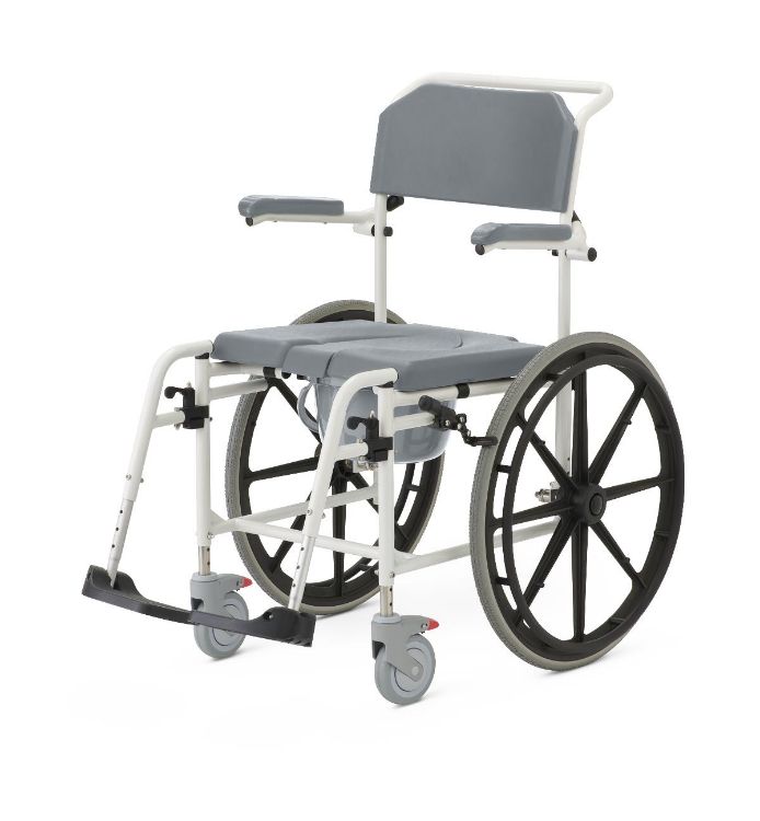 Medline Aluminum Shower Commode Wheelchair