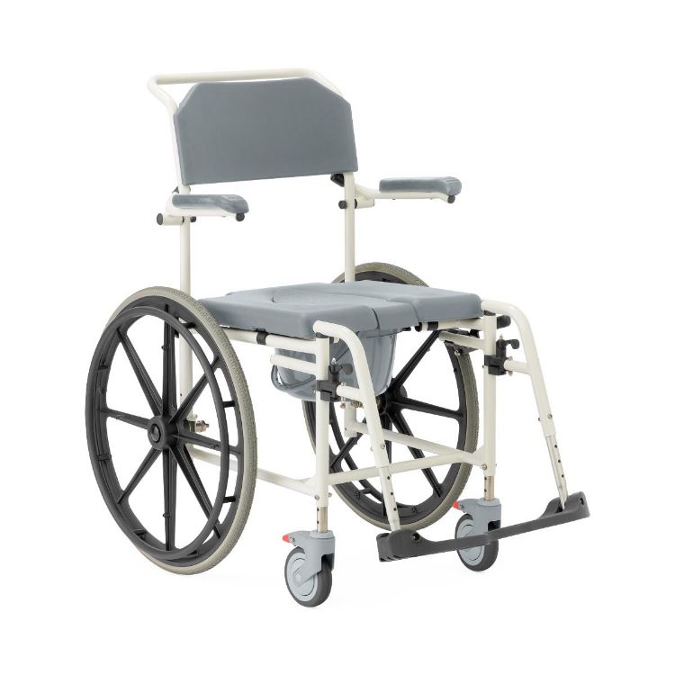 Medline Aluminum Shower Commode Wheelchair