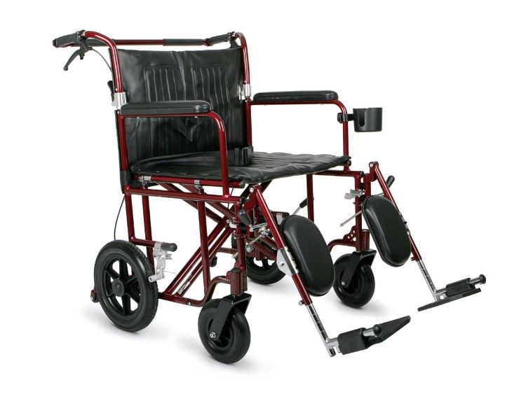 Freedom Plus Lightweight Bariatric Transport Chair