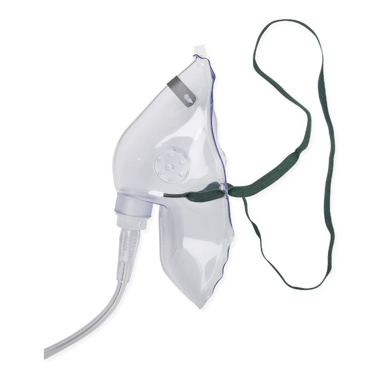 Medline Oxygen Masks with Standard Connector I Medium Concentration I Adult