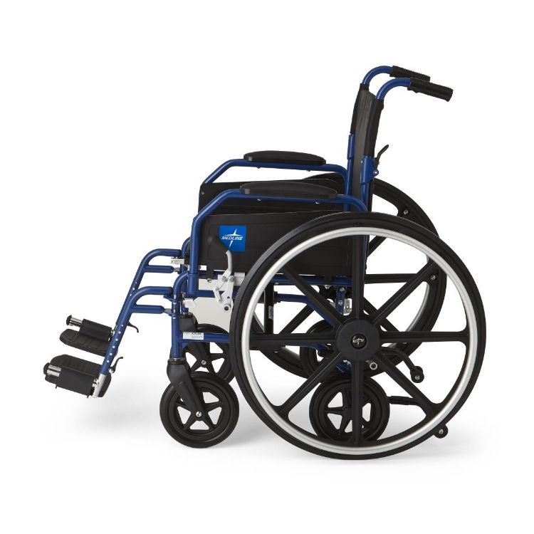 Hybrid 2 Transport Wheelchair with Removable Desk-Length Arms and Swing-Away Footrests