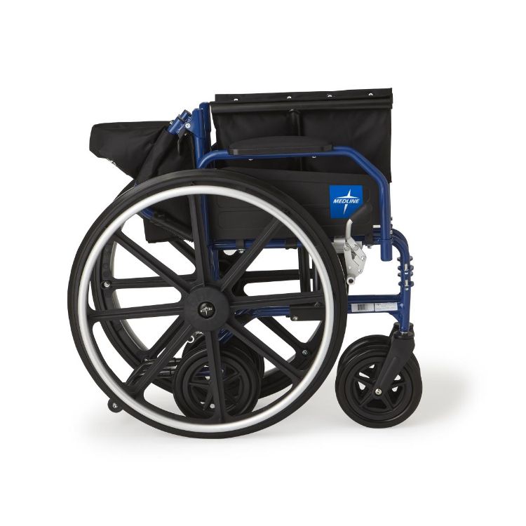 Hybrid 2 Transport Wheelchair with Removable Desk-Length Arms and Swing-Away Footrests