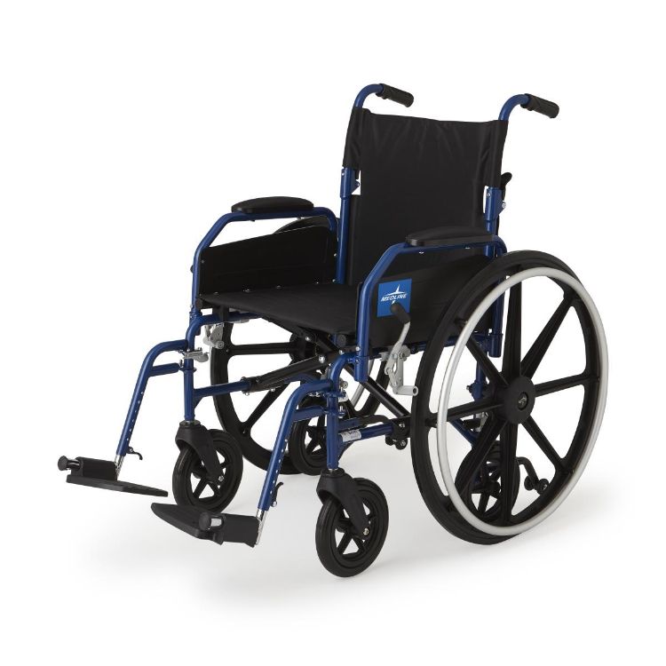 Hybrid 2 Transport Wheelchair with Removable Desk-Length Arms and Swing-Away Footrests