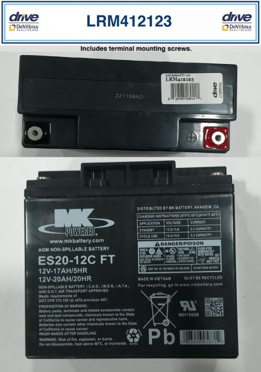 drive scout  mobility scooter replacement battery