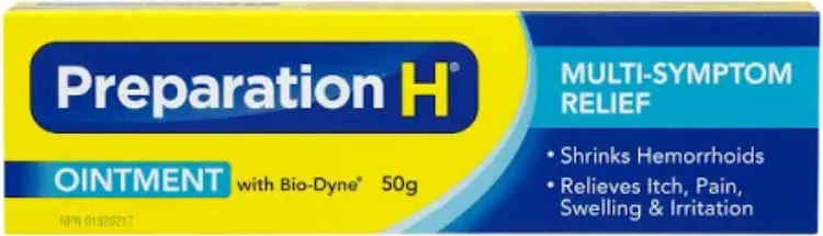 Preparation H Ointment with Bio Dyne 50gm