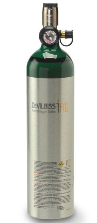 oxygen cylinders 535D-M6-870 (M6 Cylinder with iFill Adapter + 870 Post Valve)