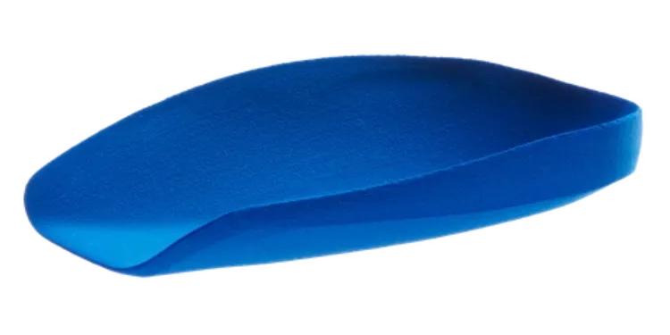 Junior Formthotics soft flexible orthotic for growing children with deep heel cup and medial flange
