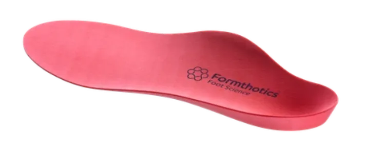 Original Single Hard Formthotic red high-density lightweight orthotic insert