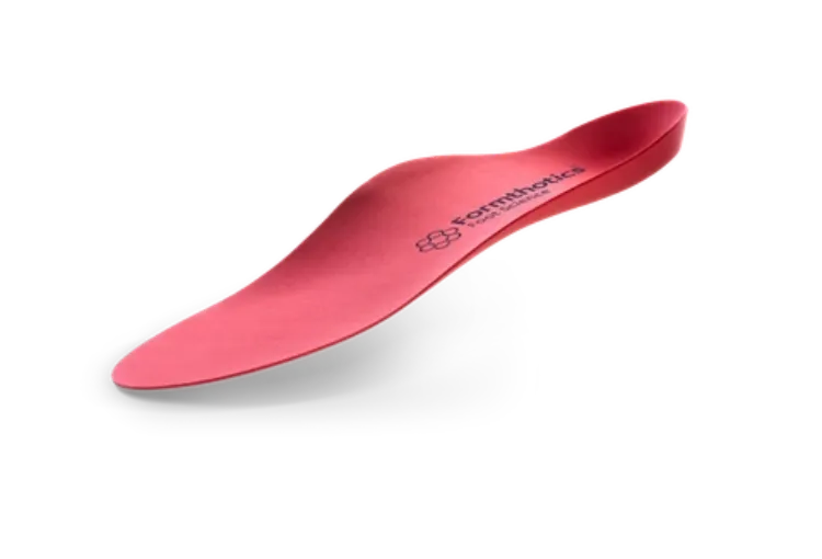 Original Single Hard Formthotic red high-density lightweight orthotic insert