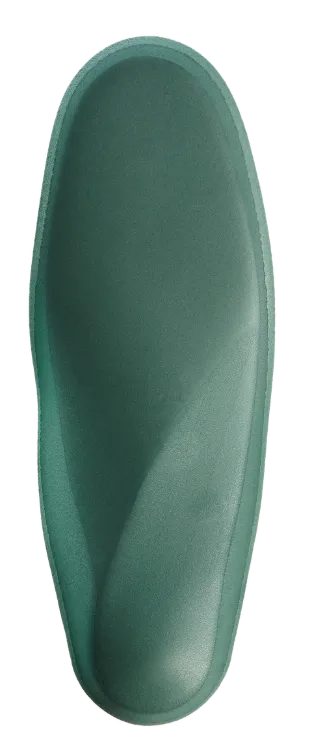 Wide-Fit Dual Medium Formthotic green wide-profile dual-density orthotic insert