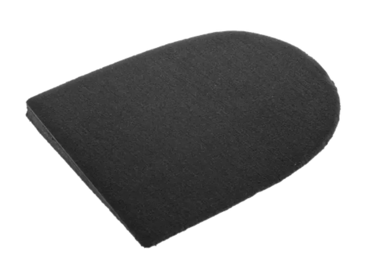 Firm Rearfoot Wedges Formax foam rearfoot alignment inserts in blue and black