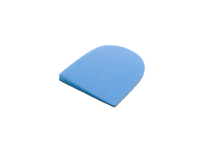 Medium Rearfoot Wedges Formax foam heel correction inserts in blue and black