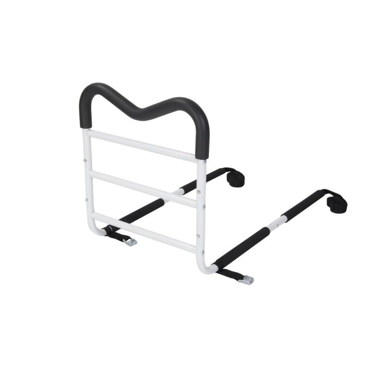 M-Rail home bed assist handle with safety strap and accessory pouch