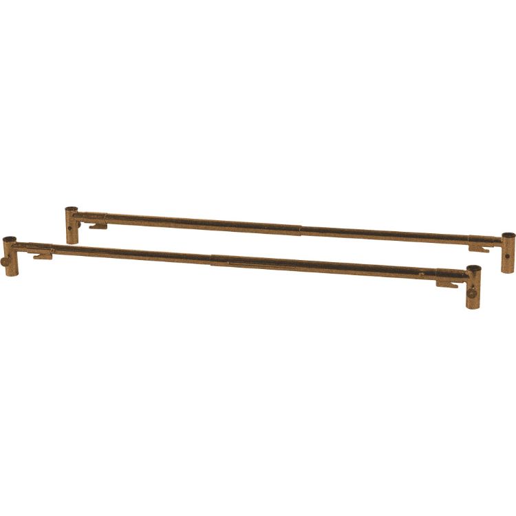 Standard Telescoping Full-Length Side Rail with Brown-Vein Finish