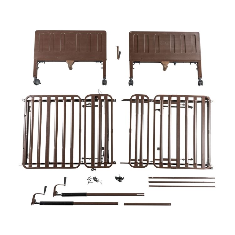 Delta Pro homecare bed system with universal configurable frame