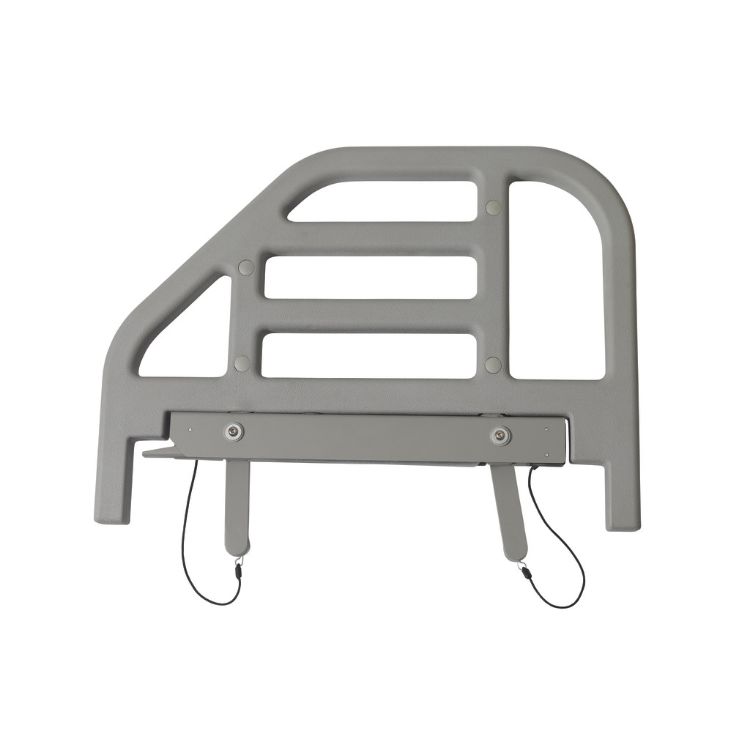Drive Medical LTC deluxe assist rails installed on Prime Care bed