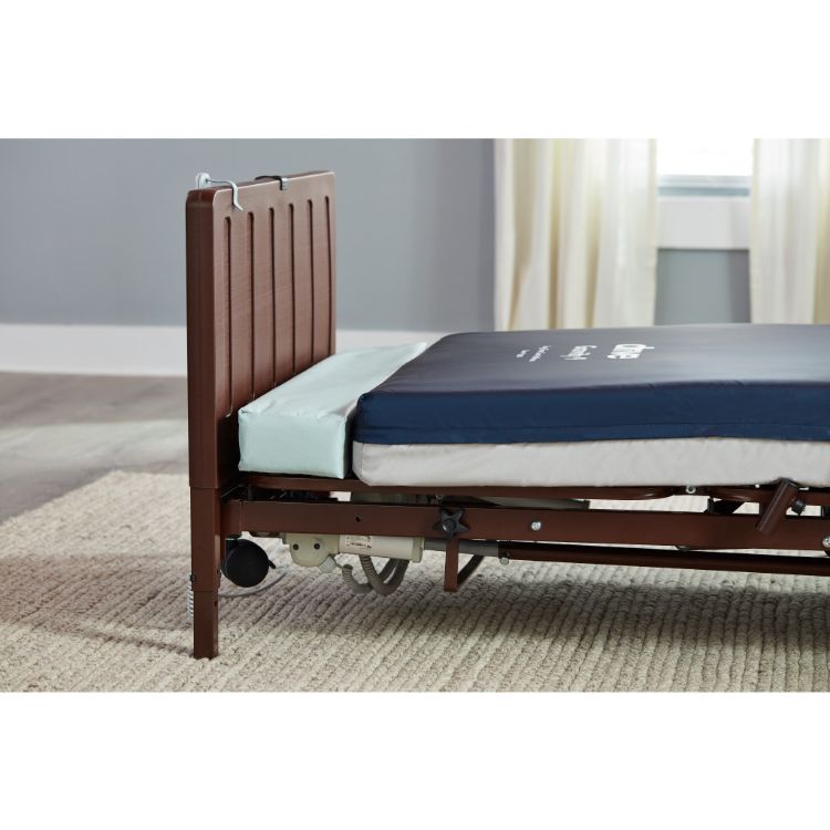Mattress extender gap filler with vinyl cover