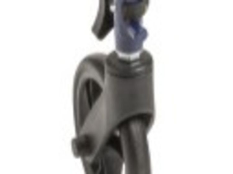 Front Fork Assembly for Adjustable Height Rollator, 6" Casters I Blue I Right