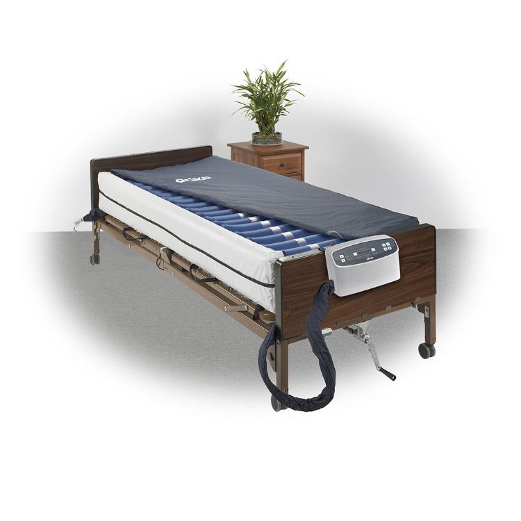 Med-Aire Plus 8 inch alternating pressure low air loss mattress with defined perimeter