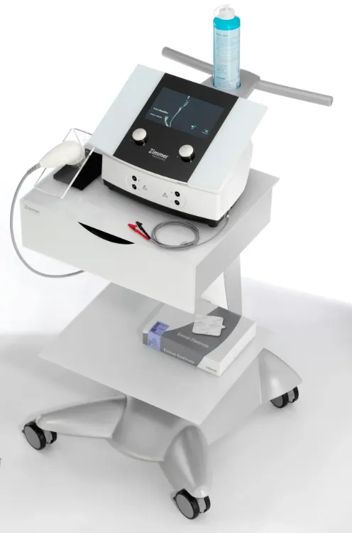 Soleo SonoStim ultrasound and electrotherapy physiotherapy device by Zimmer
