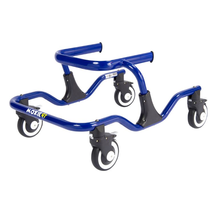 Moxie GT gait trainer with adjustable height and locking casters