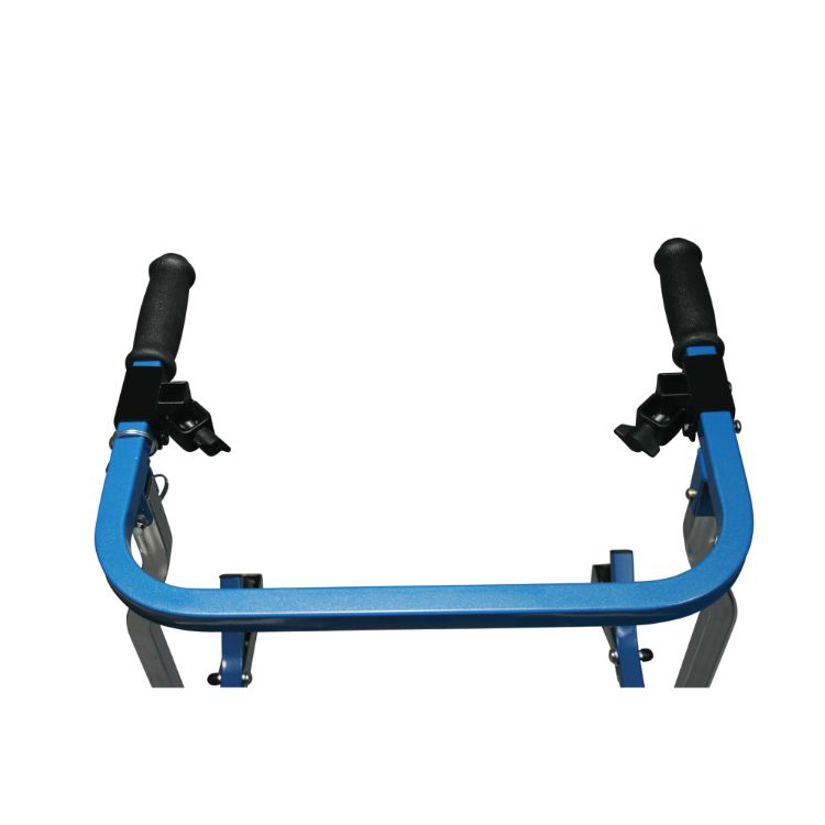 Adjustable forearm platforms with rotating armrests and angle adjustable handgrips
