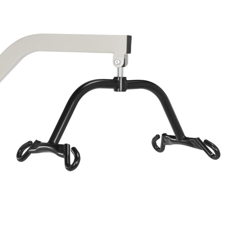 Sturdy steel frame of Drive Medical bariatric lift engineered to support high weight capacities while maintaining stability and safety.