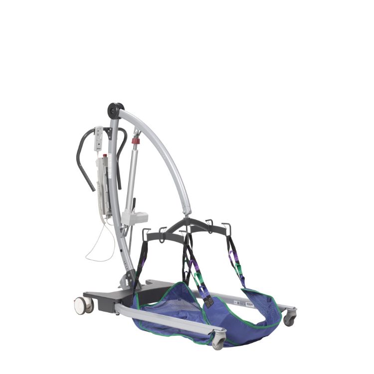 LEVANTAR floor lift with manual base and six-point cradle
