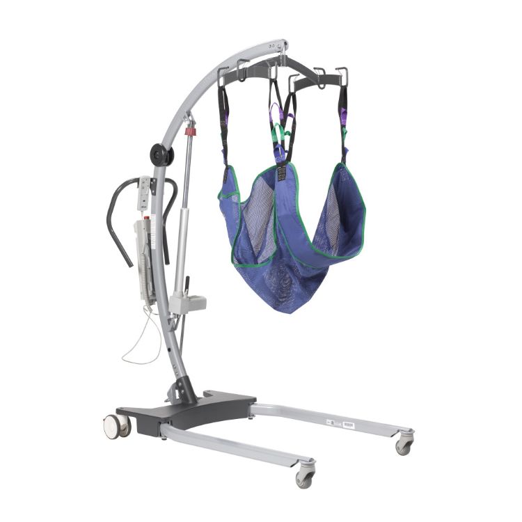 LEVANTAR floor lift with power base and six-point cradle