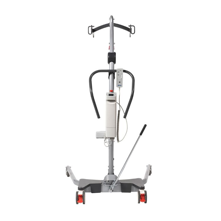 GRAVIS floor lift with manual base and six-point cradle