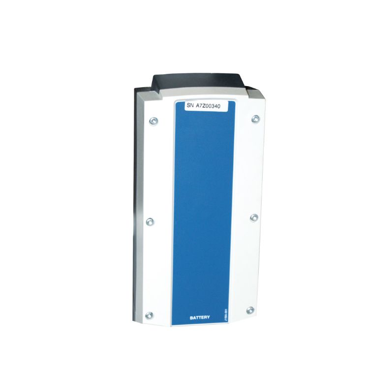 Rechargeable 24 volt battery for patient lift with charge meter