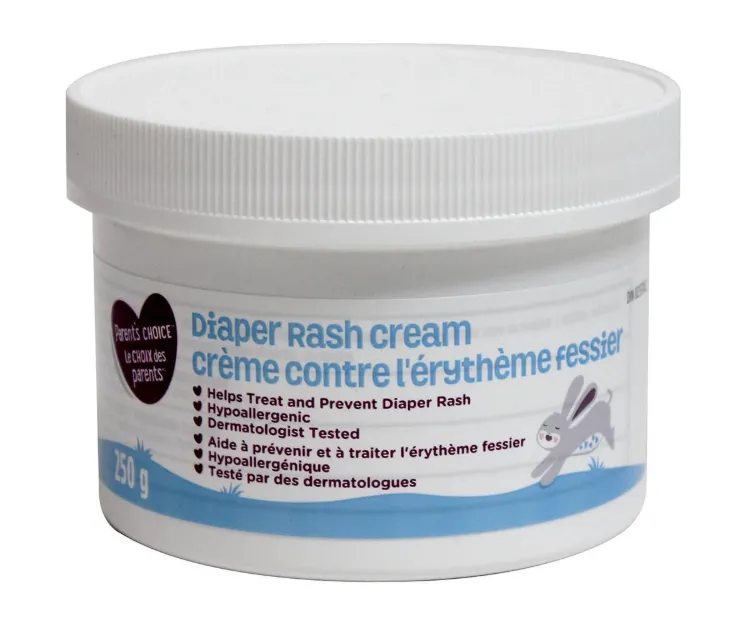 Parent’s Choice Diaper Rash Cream 250 g for treating and preventing diaper rash
