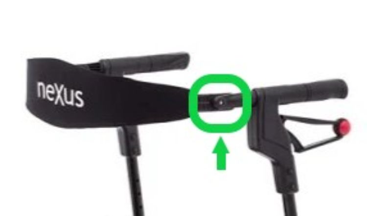 Backrest clamp screw for NeXus One Rollator H48080 replacement part