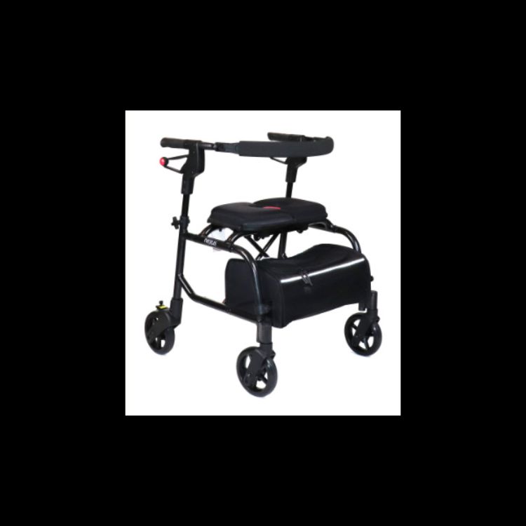 NeXus oNe Rollator slim cross-folding indoor mobility walker
