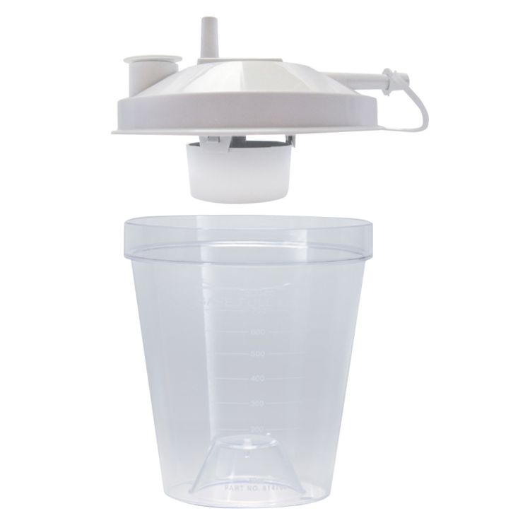 800cc disposable suction canister for Vacu-Aide suction machine 610-48BP