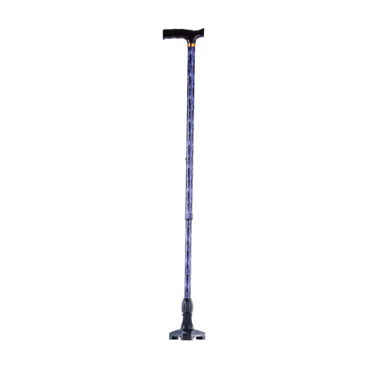 HurryFlex accessory cane tip being installed on a single-point cane without tools