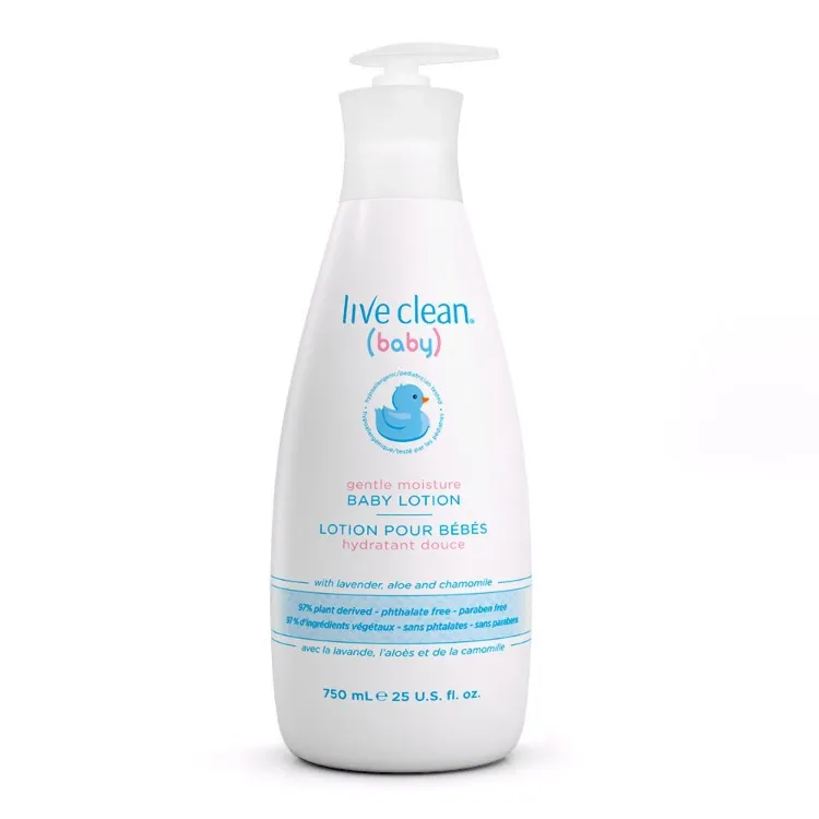 Live Clean Gentle Moisture Baby Lotion 750 ml moisturizing baby lotion