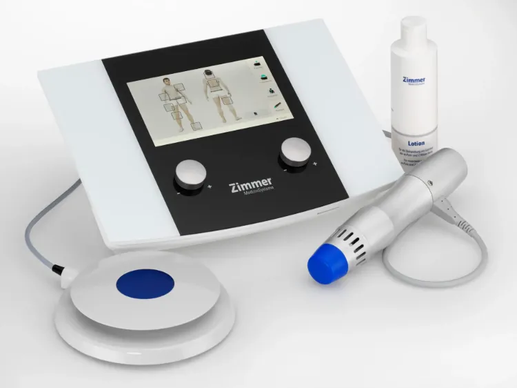 Zimmer enPuls 2.0 shockwave therapy device portable radial system