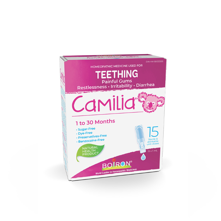 Boiron Camilia teething relief liquid 15ml for baby gum pain