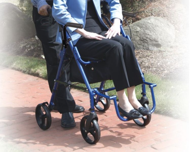 Footrest assembly replacement for Nitro Duet Rollator part 9501A7953B