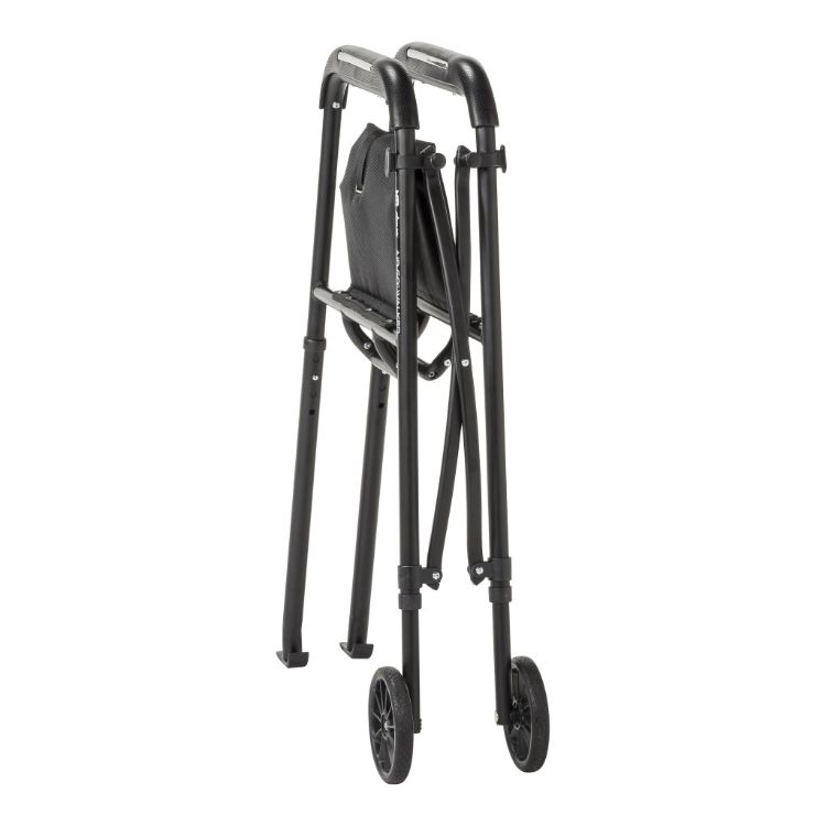 MD by Drive Air-Go Walker MD30100BK lightweight folding walker with seat