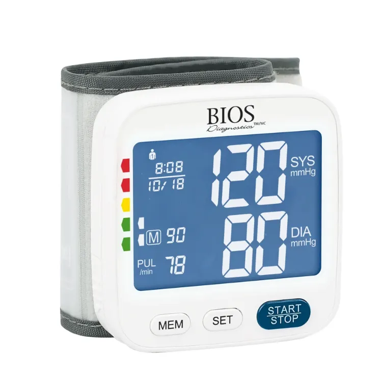 BIOS W200 Wrist Blood Pressure Monitor with Wide-Range Wrist Cuff