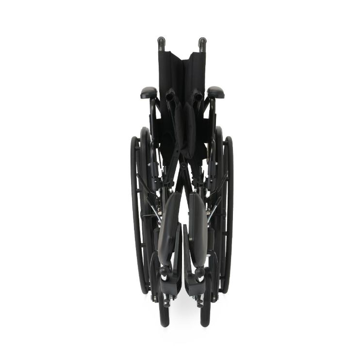 Guardian K4 wheelchair 18 inch with removable desk-length swing-back arms and elevating leg rests