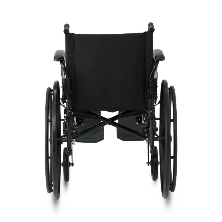 Guardian K4 wheelchair 18 inch with removable desk-length swing-back arms and elevating leg rests