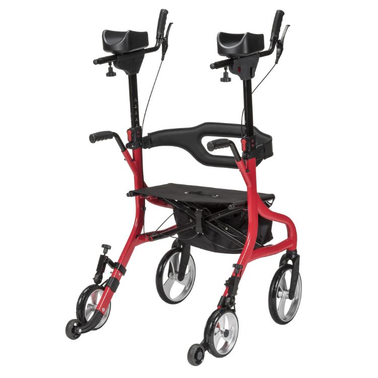 Nitro Neuro Upright Walker with reverse braking system and adjustable forearm supports