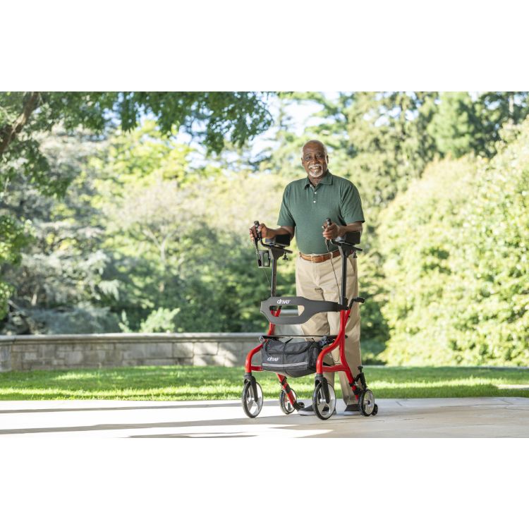 Nitro Neuro Upright Walker with reverse braking system and adjustable forearm supports
